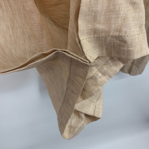 Anthropologie Elevenses Pants Split Wide Leg 100% Linen High Rise NWT - Picture 10 of 14